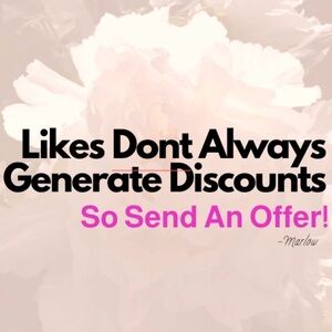 Offers Welcome! 🌺